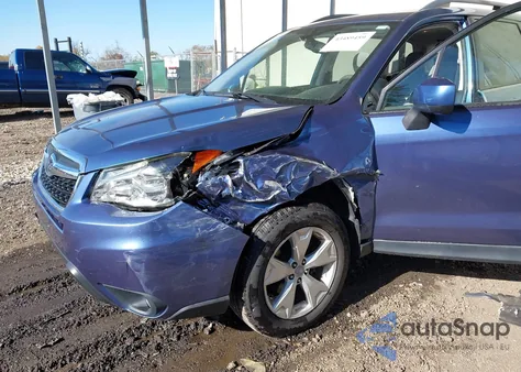 2016 Subaru Forester 2.5I Premium from USA, damaged, VIN JF2SJAFC5GH452651